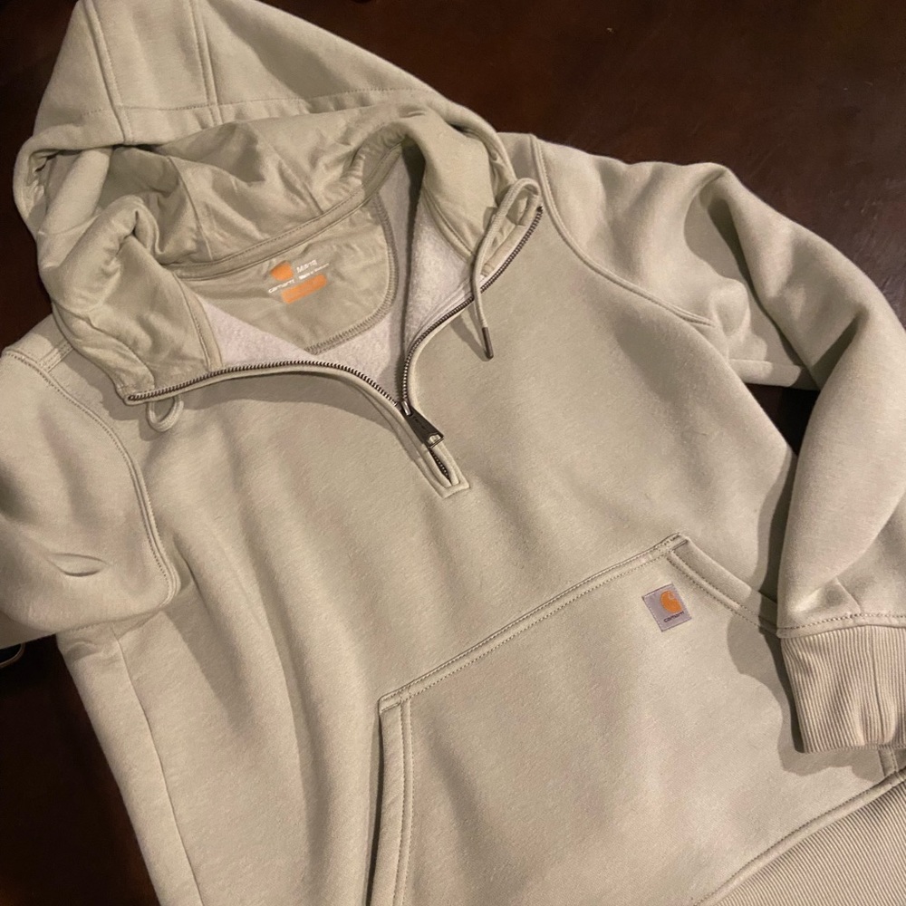 Carhartt Hooded Half Zip Pullover Sweatshirt